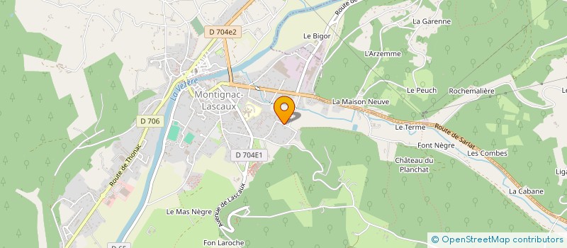localisation de l'entreprise SCI LAURENT ET FILS à MONTIGNAC-LASCAUX