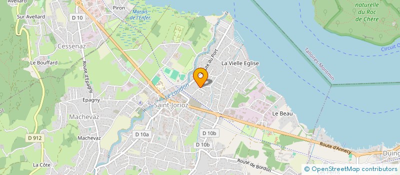 localisation de l'entreprise SCI LAURENT H à SAINT-JORIOZ
