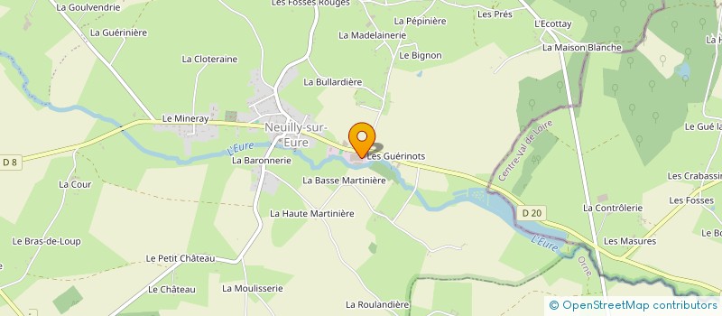 localisation de l'entreprise SCI LAURENT HUSSON à LONGNY LES VILLAGES
