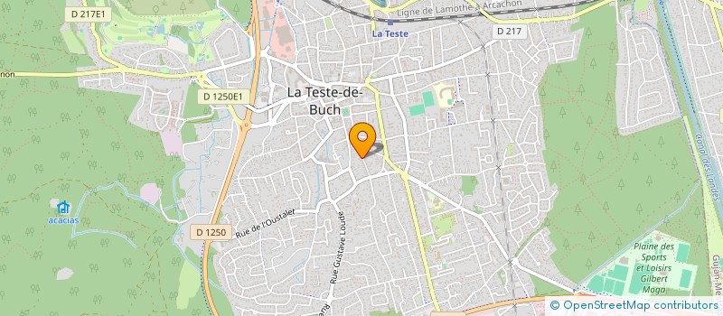 localisation de l'entreprise SCI LAURENT HYAFIL à LA TESTE-DE-BUCH