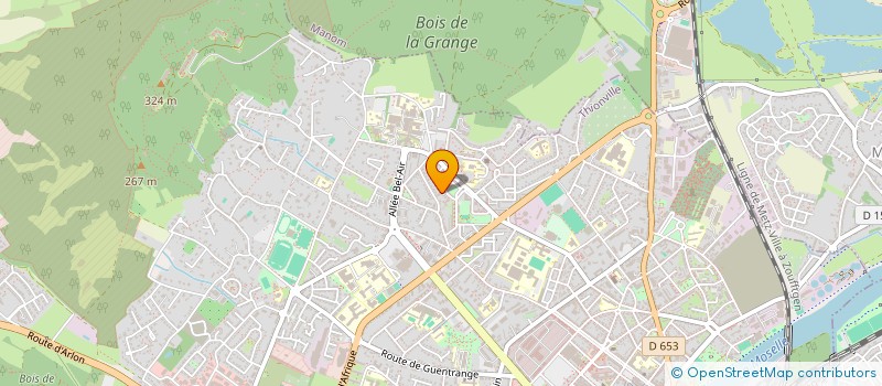 localisation de l'entreprise SCI LAURENT - LE GUENNOC à THIONVILLE