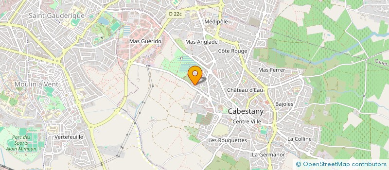 localisation de l'entreprise SCI LAURENT RICART  CABESTANY