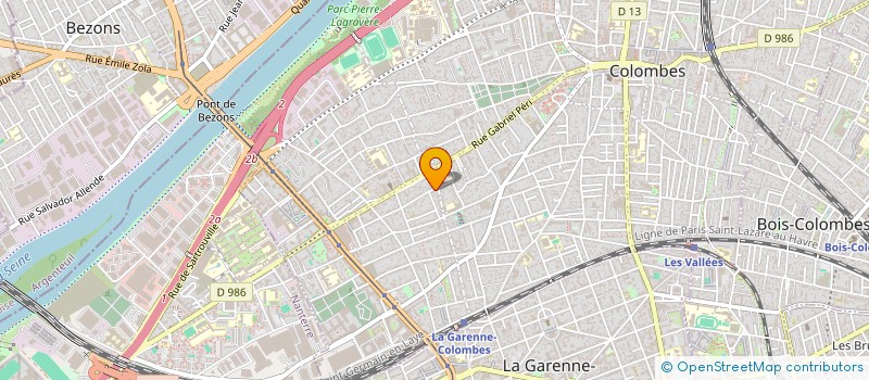localisation de l'entreprise SCI LAURENT TROIA à COLOMBES
