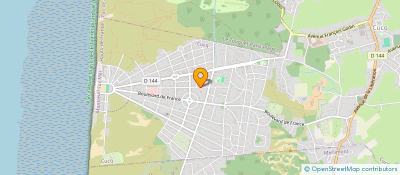 localisation de l'entreprise SCI LAURENT VAAST  CUCQ