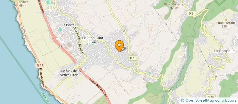 localisation de l'entreprise SCI LAURENZO à SAINT-LEU