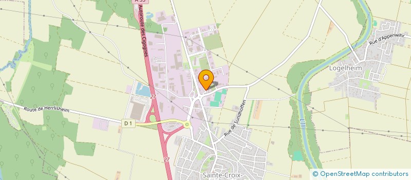 localisation de l'entreprise SCI LAUREPHIL  SAINTE-CROIX-EN-PLAINE