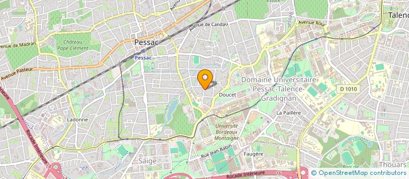 localisation de l'entreprise SCI LAURERIC  PESSAC