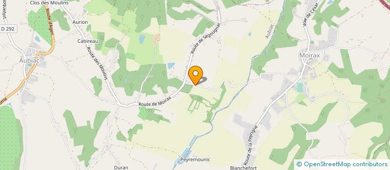 localisation de l'entreprise SCI LAURESMAR  AUBIAC