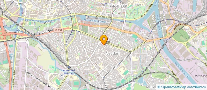 localisation de l'entreprise SCI LAURETTE  STRASBOURG