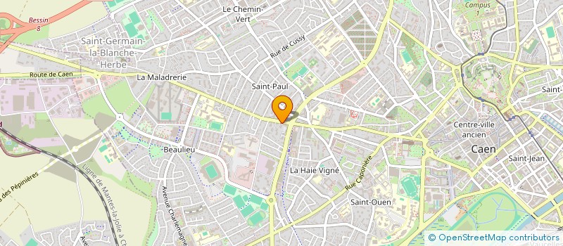 localisation de l'entreprise SCI LAURETTE à CAEN