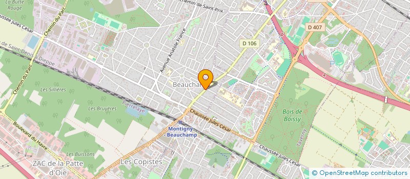 localisation de l'entreprise SCI LAURETTE  BEAUCHAMP