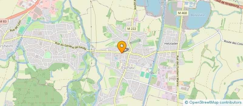 localisation de l'entreprise SCI LAURETTE HELFTER  ESCHAU