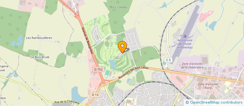 localisation de l'entreprise SCI LAUREVAERO à CHOLET