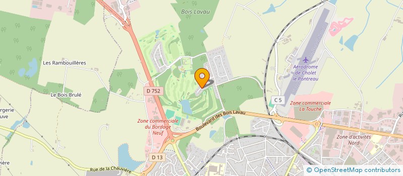 localisation de l'entreprise SCI LAUREVE à CHOLET
