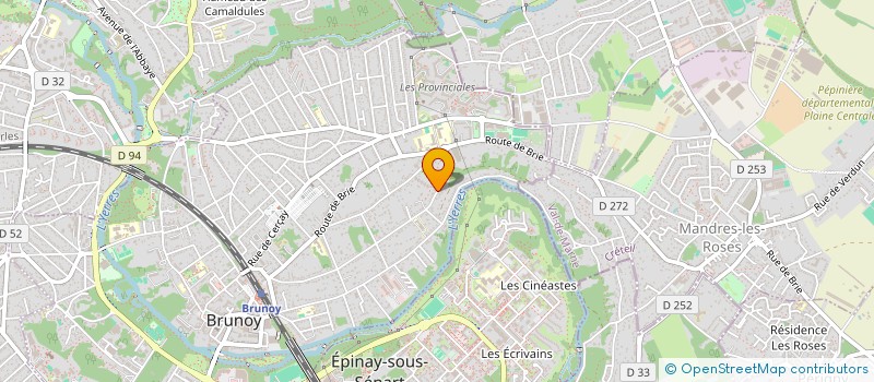 localisation de l'entreprise SCI LAUREVNI  BRUNOY