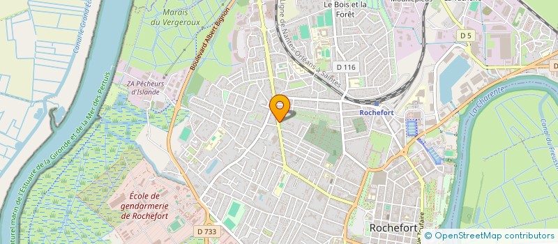 localisation de l'entreprise SCI LAURI  ROCHEFORT