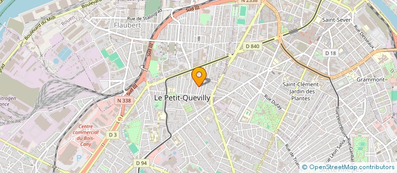 localisation de l'entreprise SCI LAURIC à LE PETIT-QUEVILLY