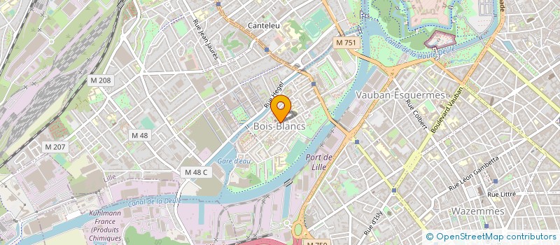 localisation de l'entreprise SCI LAURIC  LILLE