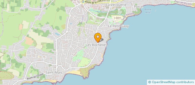 localisation de l'entreprise SCI LAURICE  SAINT-NAZAIRE