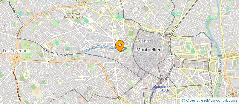 localisation de l'entreprise SCI LAURIDAN à MONTPELLIER