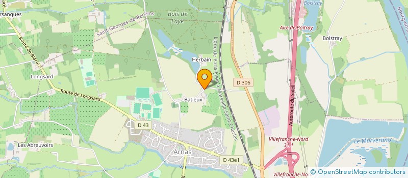 localisation de l'entreprise SCI LAURIE  ARNAS