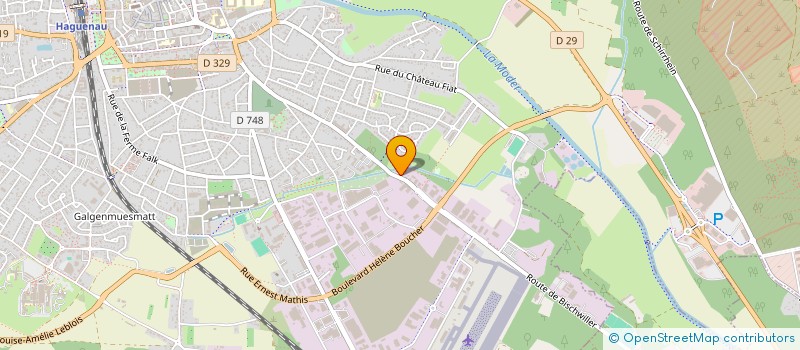 localisation de l'entreprise SCI LAURIE  HAGUENAU