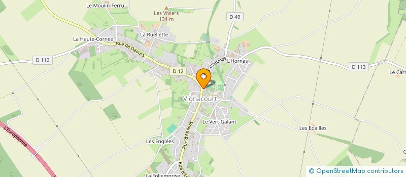 localisation de l'entreprise SCI LAURIE  VIGNACOURT