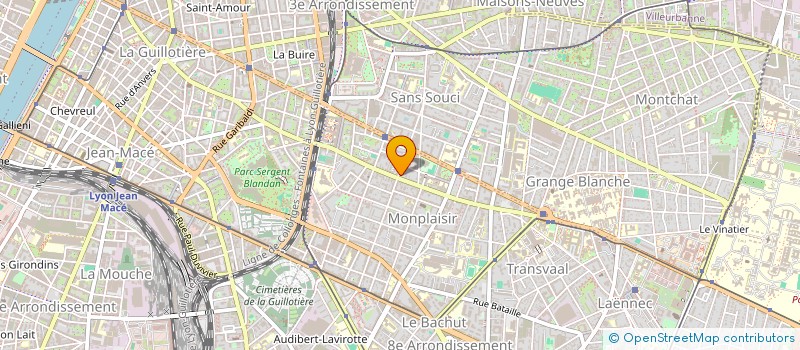 localisation de l'entreprise SCI LAURIER  LYON