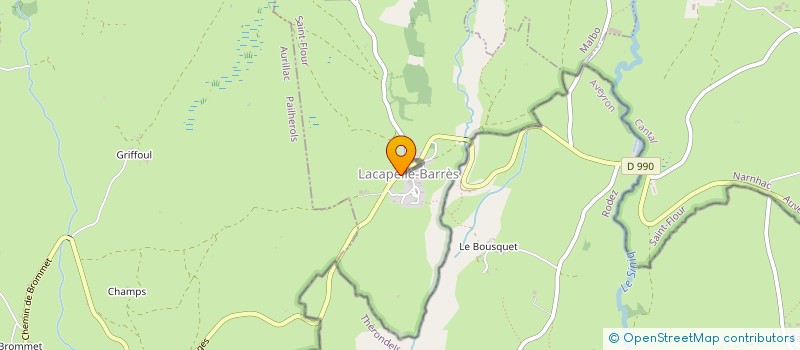 localisation de l'entreprise SCI LAURIER à LACAPELLE-BARRES