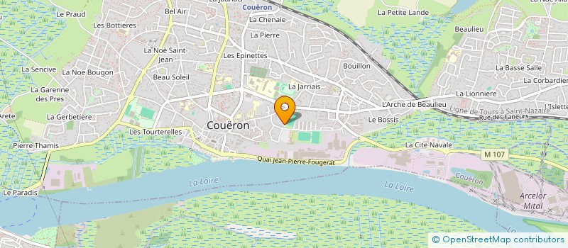 localisation de l'entreprise SCI LAURIER FRERES à COUERON