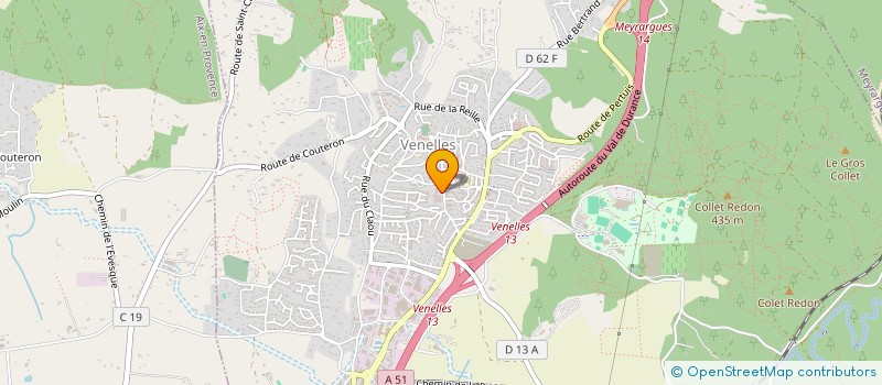 localisation de l'entreprise SCI LAURIMAT  VENELLES