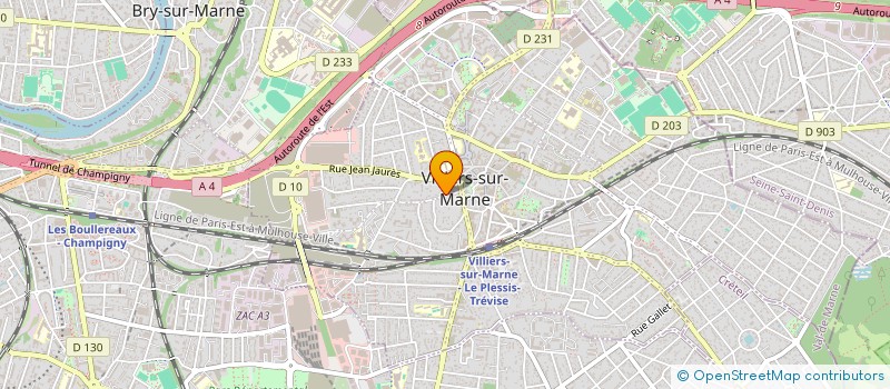 localisation de l'entreprise SCI LAURIMMO  VILLIERS-SUR-MARNE