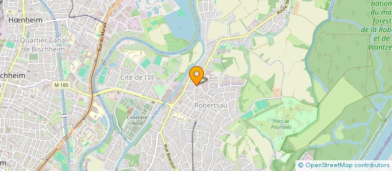 localisation de l'entreprise SCI LAURIN  STRASBOURG