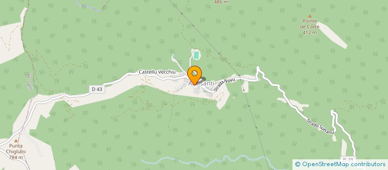localisation de l'entreprise SCI LAURINA à ALERIA