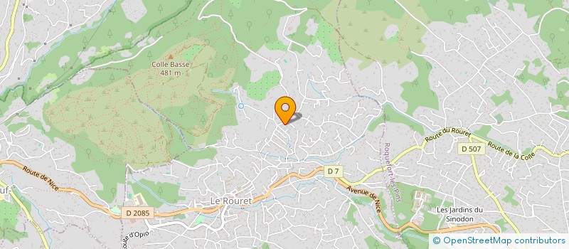 localisation de l'entreprise SCI LAURINE  LE ROURET