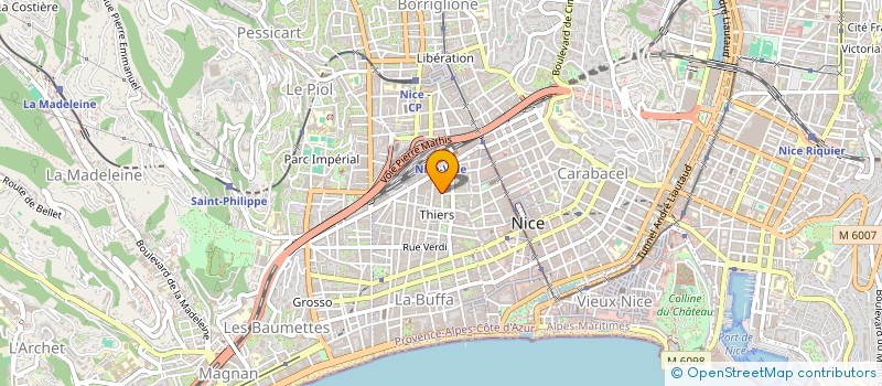 localisation de l'entreprise SCI LAURINE à NICE