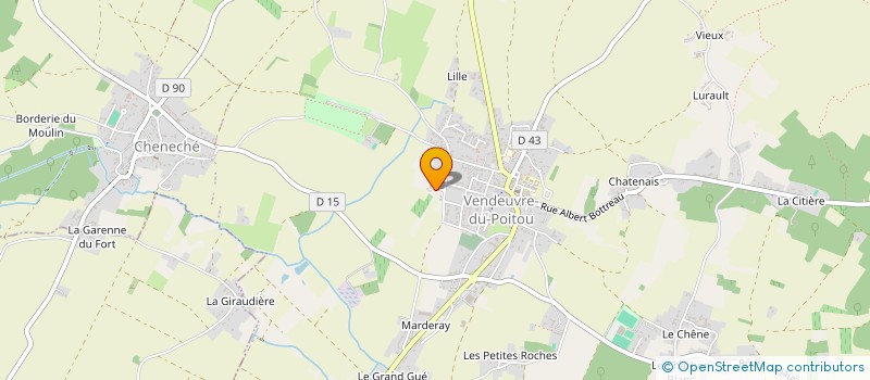 localisation de l'entreprise SCI LAURINELOC  JAUNAY-MARIGNY