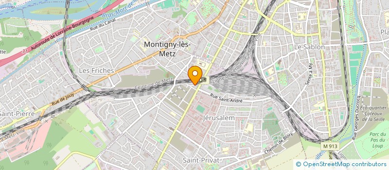 localisation de l'entreprise SCI LAURINO 2 à MONTIGNY-LES-METZ