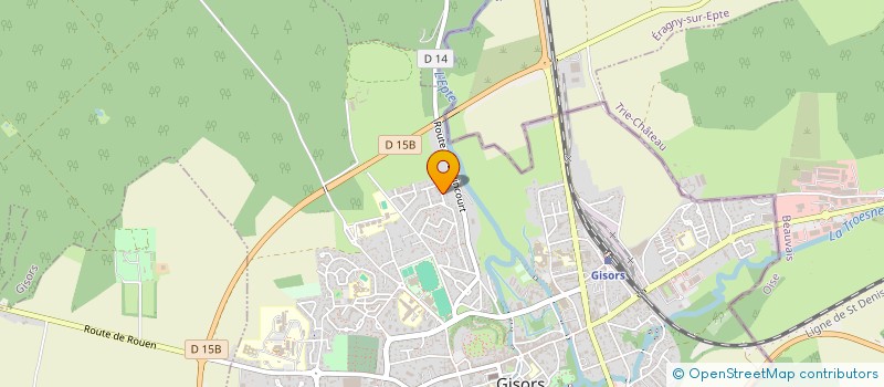 localisation de l'entreprise SCI LAURION à GISORS