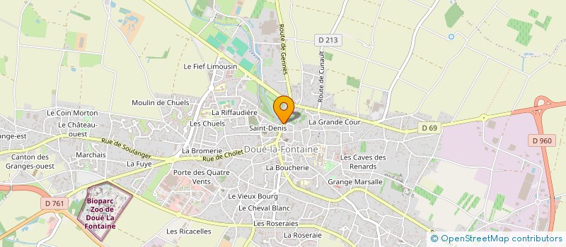 localisation de l'entreprise SCI LAURIOUX à DOUE-EN-ANJOU