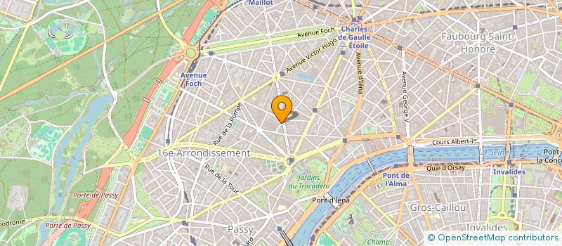 localisation de l'entreprise SCI LAURISTON 112 à PARIS