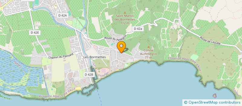 localisation de l'entreprise SCI LAURISTON PARIS  LA LONDE LES MAURES