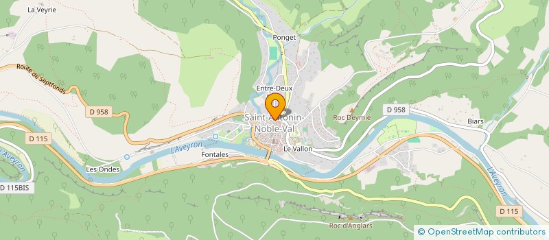 localisation de l'entreprise SCI LAURIXE  SAINT-ANTONIN-NOBLE-VAL