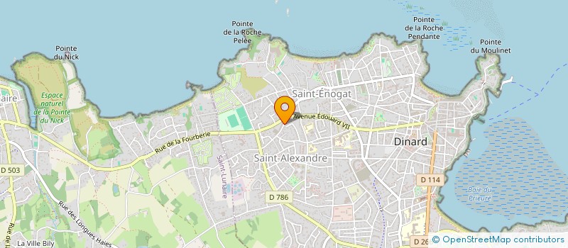 localisation de l'entreprise SCI LAURMARINE  DINARD