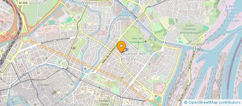 localisation de l'entreprise SCI LAURNA  STRASBOURG