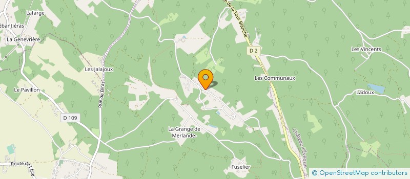 localisation de l'entreprise SCI LAURO  BUSSAC