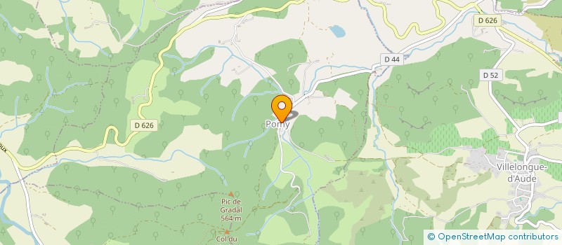 localisation de l'entreprise SCI LAURO  VILLELONGUE D'AUDE