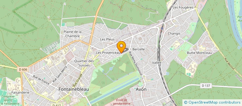 localisation de l'entreprise SCI LAURO REINE BLANCHE  FONTAINEBLEAU