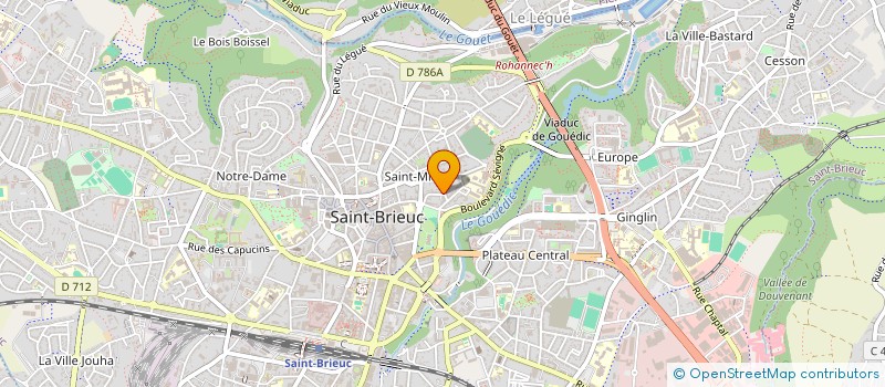 localisation de l'entreprise SCI LAUROC à SAINT-BRIEUC