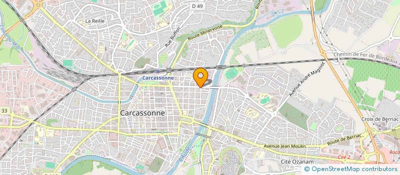 localisation de l'entreprise SCI LAURODU à CARCASSONNE